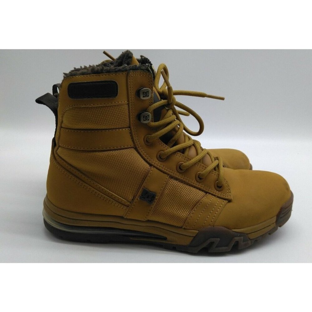 DC Pure High-Top Lieutenant WR Boots Men's Size 8 Brown Leather Snow Boots VGC